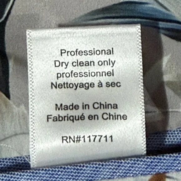 NWT $270 Paisley & Gray Slim Fit Blazer Silken Cream Elbow Patches Men's 52R